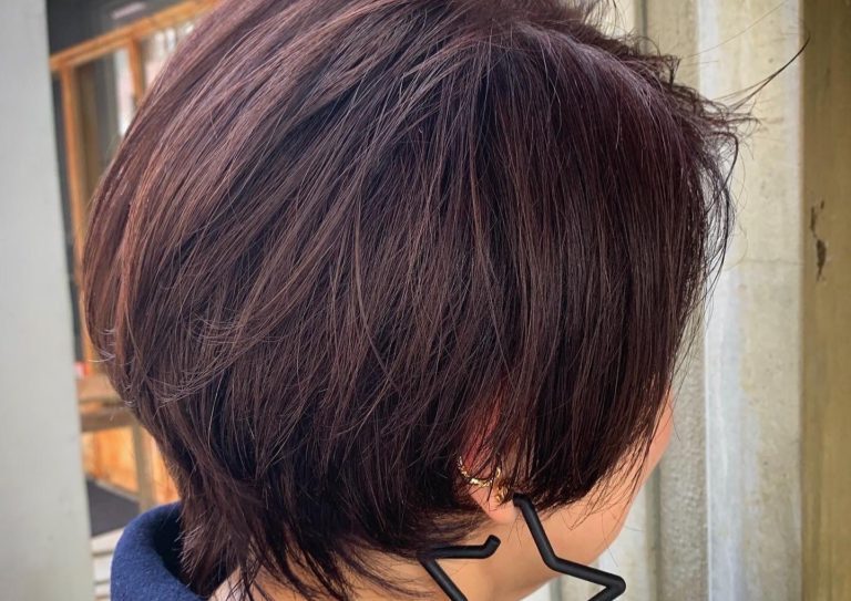 アシンメトリー・ショートボブ